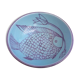 Ethnic blue fish cup