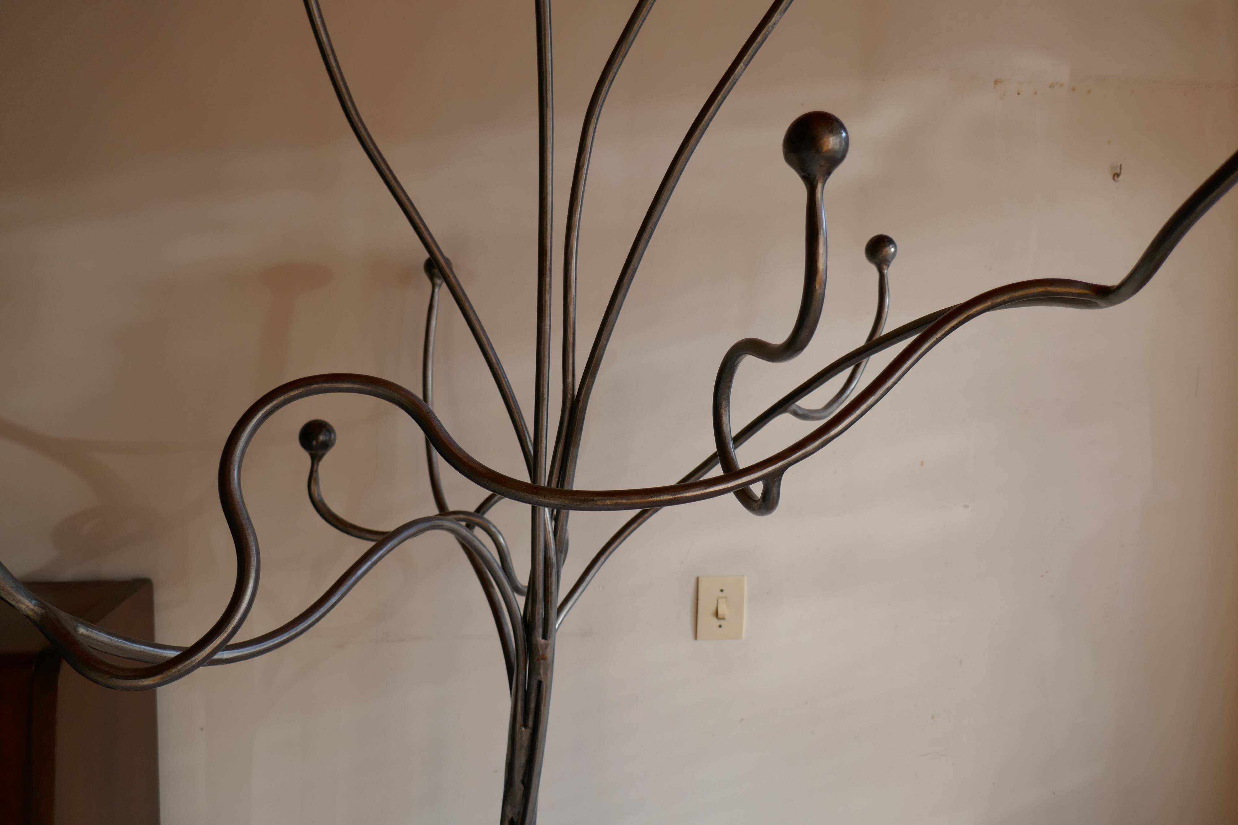 Coat and hat rack design – Unique piece by a blacksmith artisan