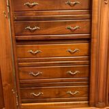 Buffet 4 portes en merisier style Louis XV