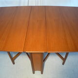Scandinavian folding table in Mc Intosh teak