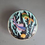 Bonbonnière en céramique motifs poissons