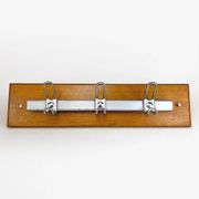 Porte-manteaux industriel vintage bois et métal