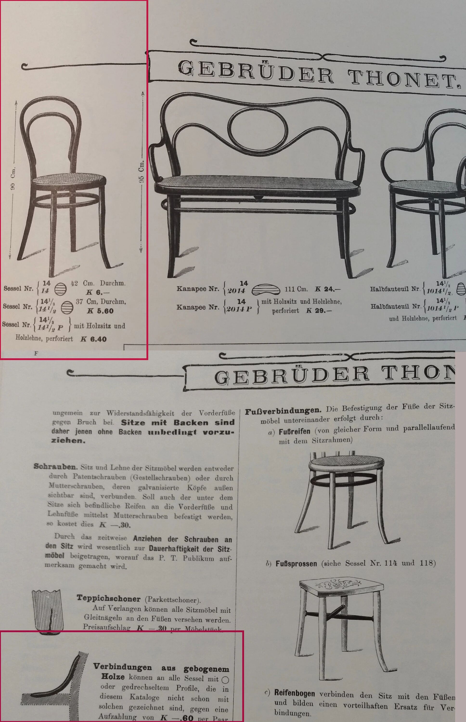 Antique Thonet Bentwood Chair No. 14, circa 1900