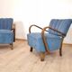 Paire de fauteuils restaurés par Jindrich Halabala