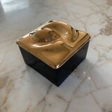 Bronze and lacquer box by Monique Gerber