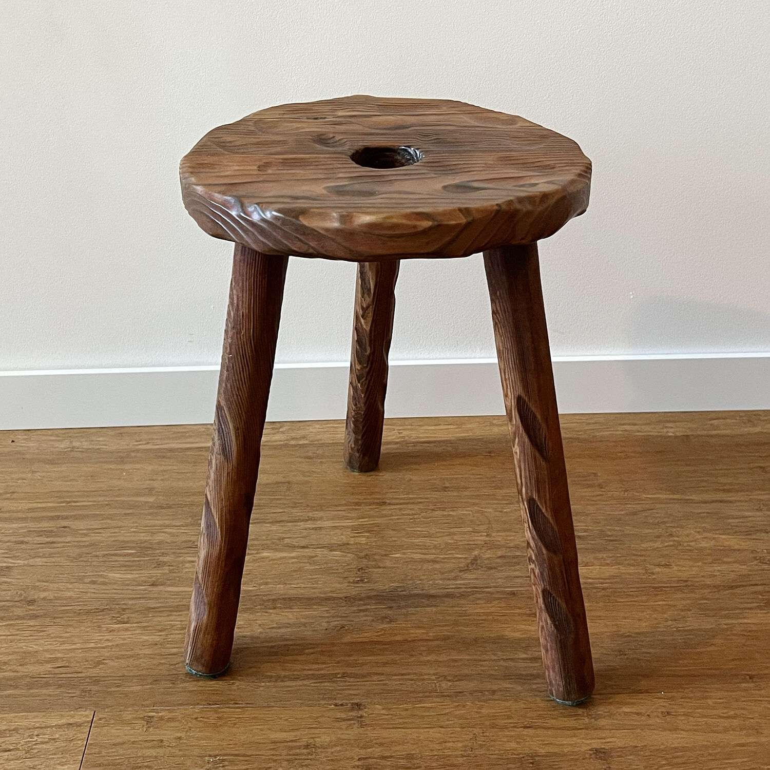 Brutalist triode stool