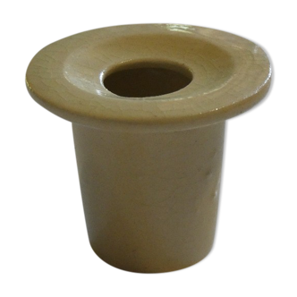 Encrier porcelaine de couleur blanc cass é et cuvette bien incurvée