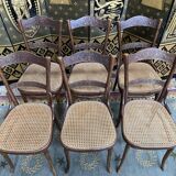 Suite of 6 chairs bistrot thonet 97