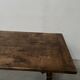 Monastery table with twisted legs in solid walnut, 19th century.