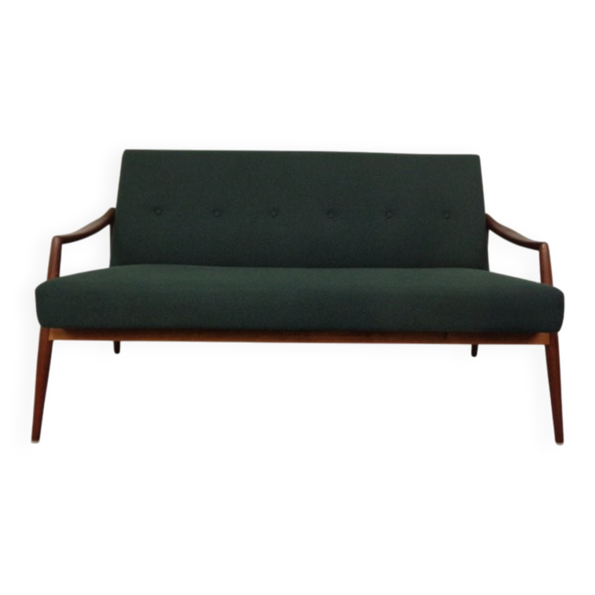 Organic Teak Sofa by Hartmut Lohmeyer for Wilkhahn, 1960s