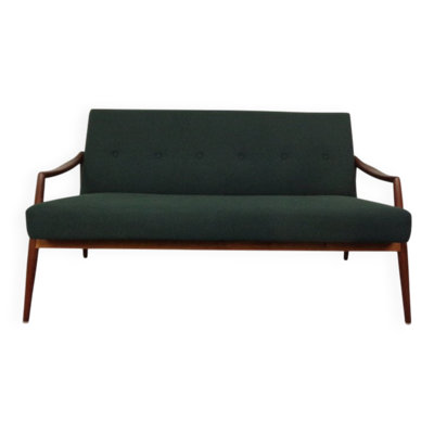 Organic Teak Sofa by Hartmut Lohmeyer for Wilkhahn, 1960s