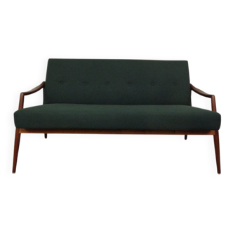 Organic Teak Sofa by Hartmut Lohmeyer for Wilkhahn, 1960s