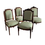 4 antique Louis XVI style chairs