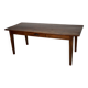 Antique Fruitwood & Oak Early 20th Century French Rustic Farmhouse Dining Table