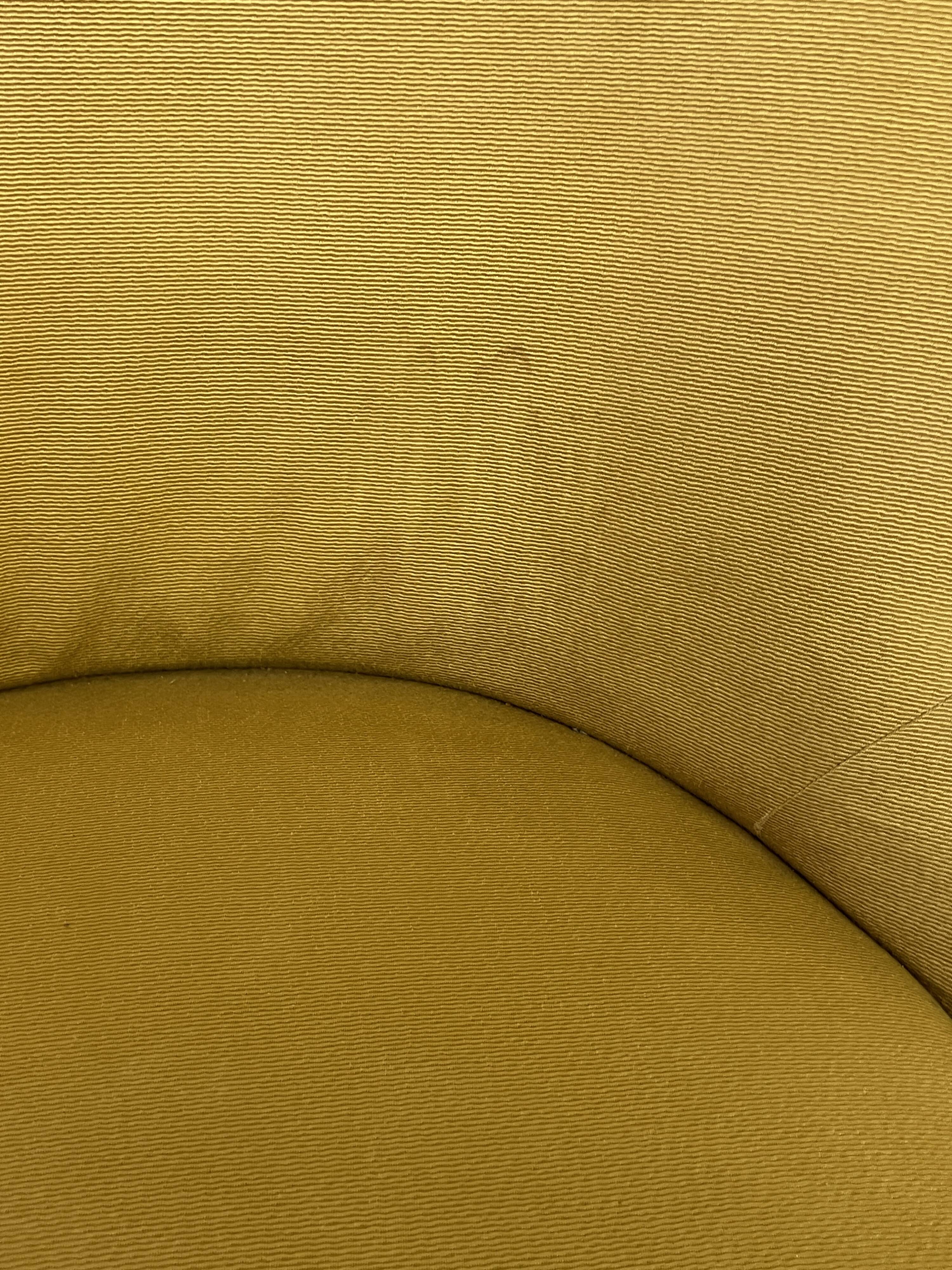 Mustard toad armchair