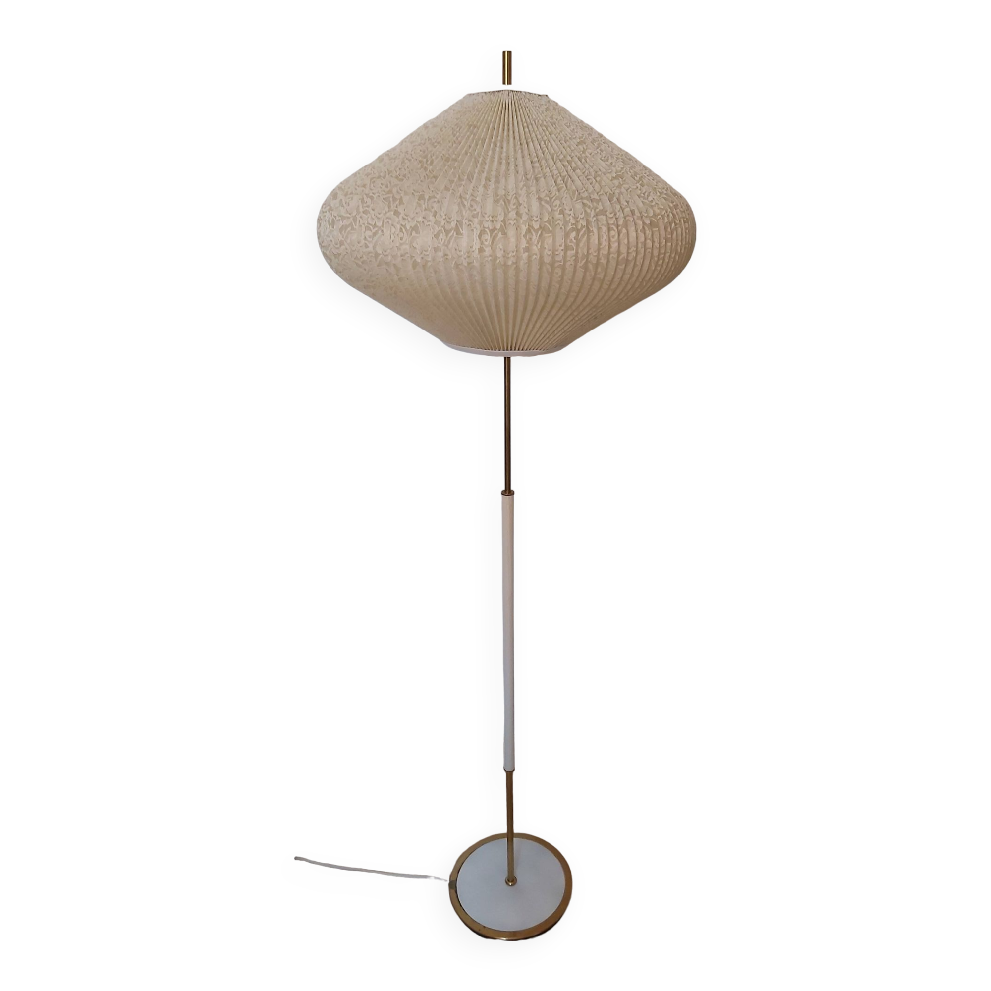 Lampadaire avec abat-jour style Rispal