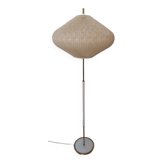 Floor lamp with a Rispal style lampshade