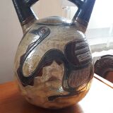 Large Art Deco vase signed Guérin