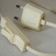 Vintage 70's natural rope lamp base