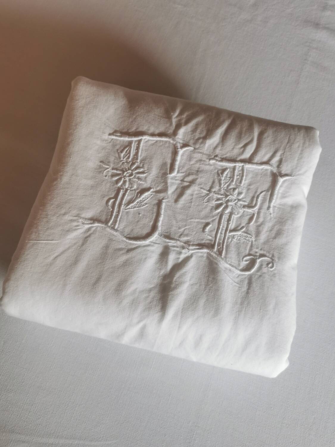 Very old monogrammed sheet