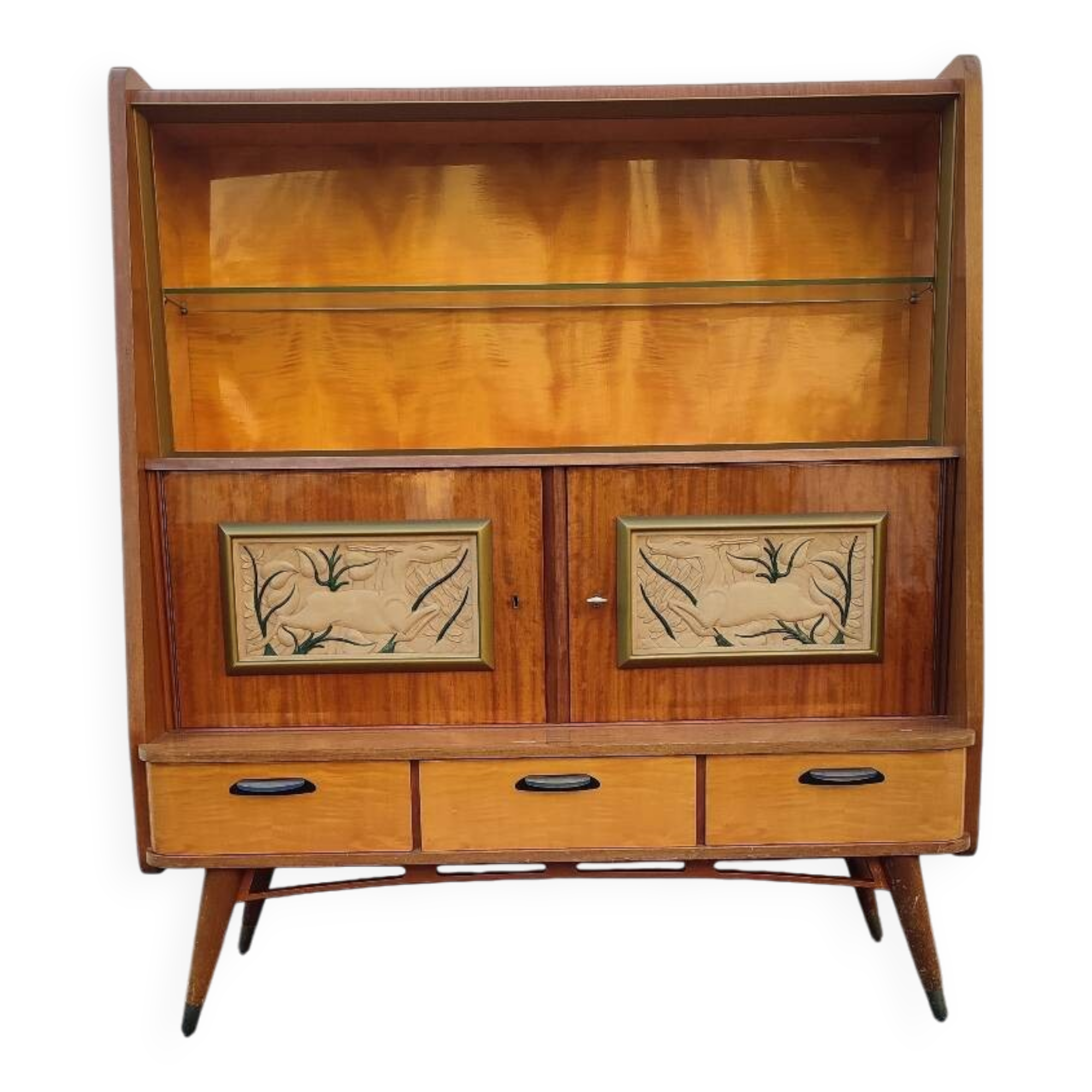Meuble bar/ buffet/ vaisselier vintage 1960
