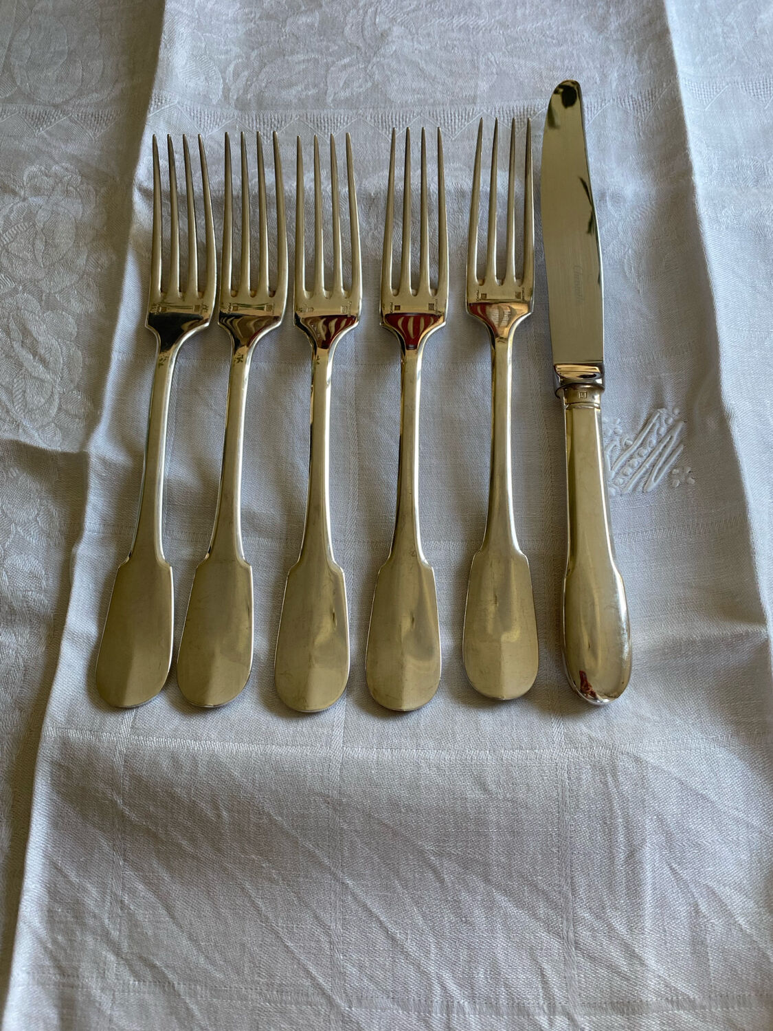 Various cutlery CRISTOFLE
