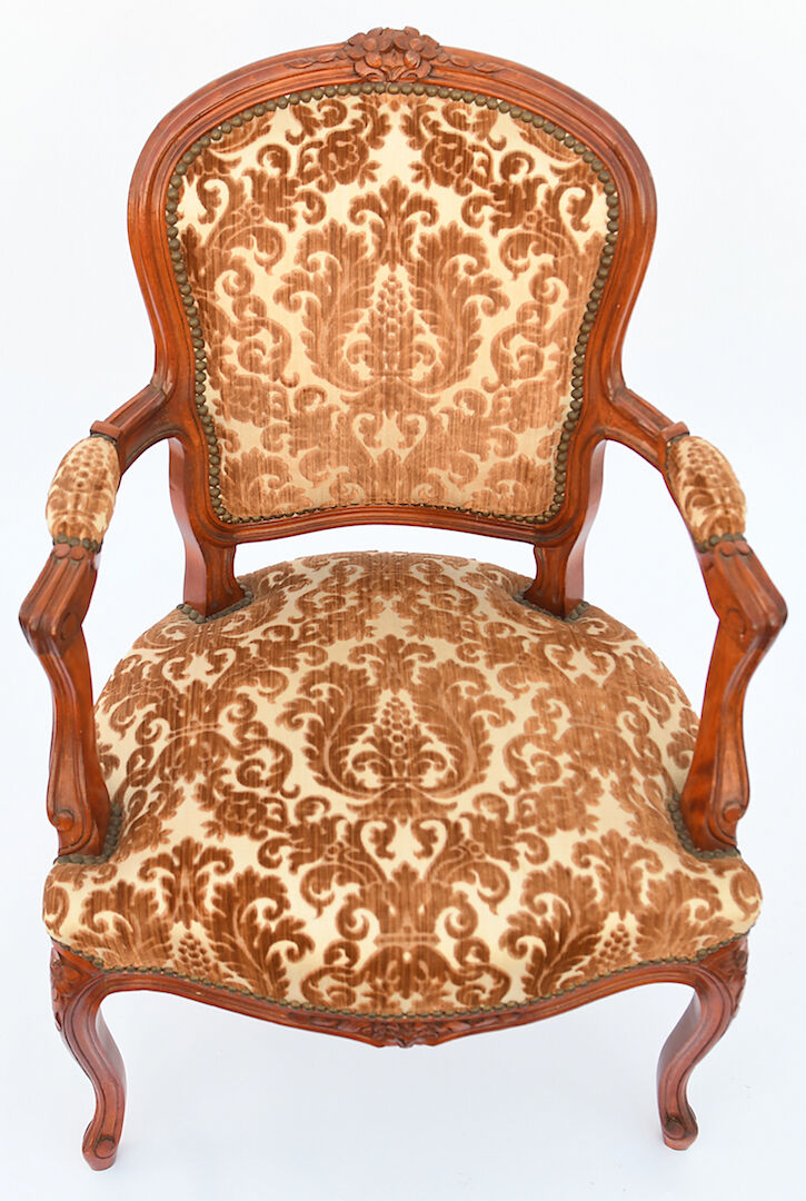 Louis XV style convertible armchair