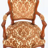 Louis XV style convertible armchair