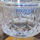 Bonbonnière en cristal taillé