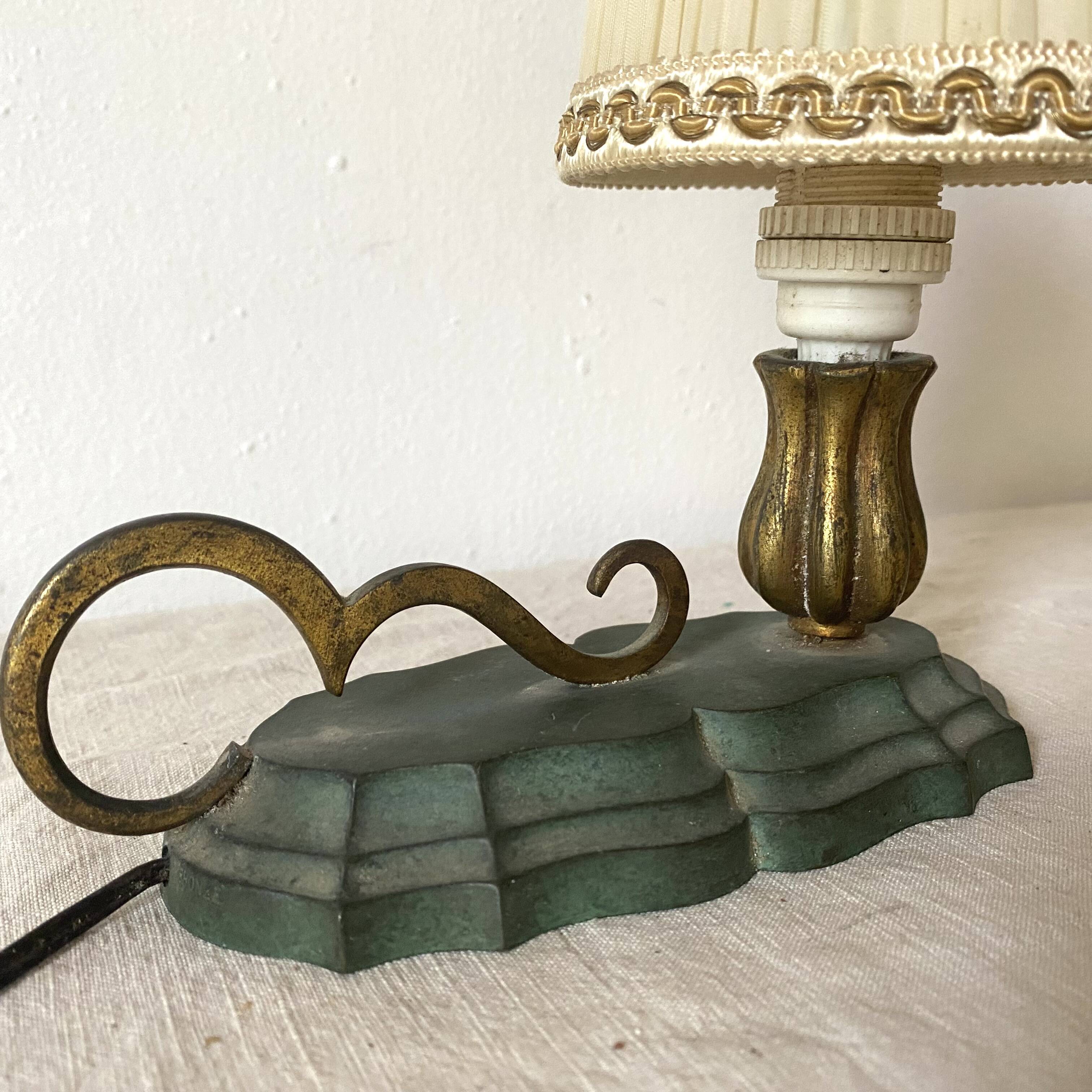 Antique bedside lamp