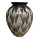Vase en grès XXe poterie de Hohwiller décor géométrique