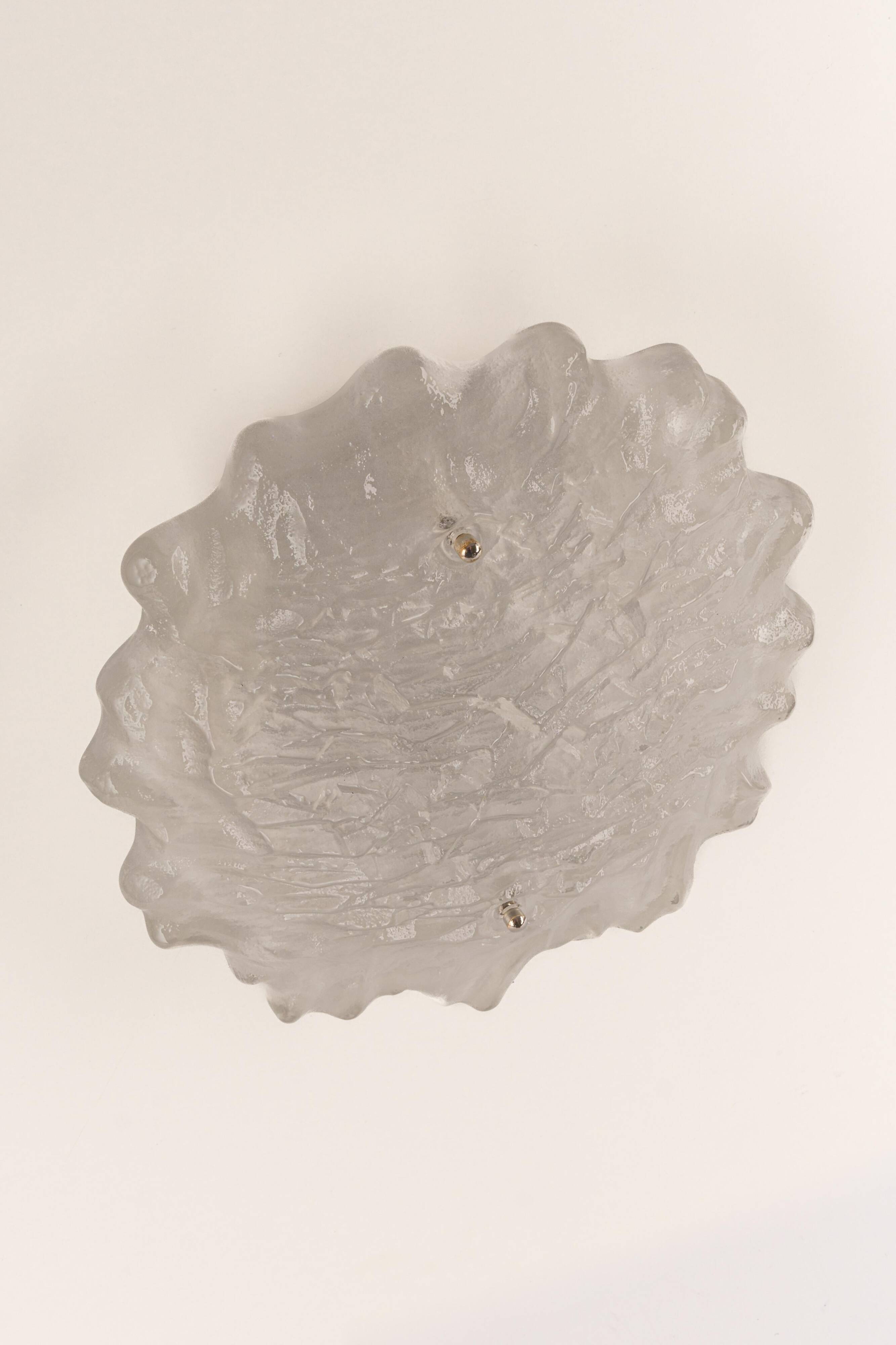 Exclusive Murano glass Sputnik wall sconces by Peill & Putzler, Germany.