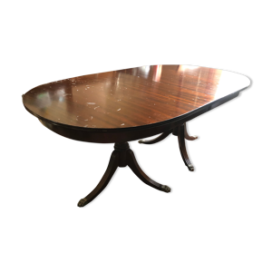 Table à manger en bois - bronze massif