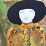 Original lithograph signed and numbered Linda Le Kinff 1970s