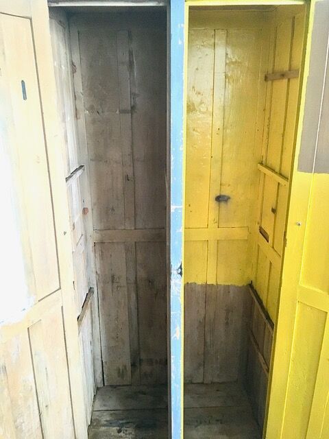 Old wooden cabinet 2 doors