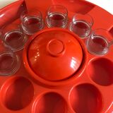 Huge vintage table top orange 70s