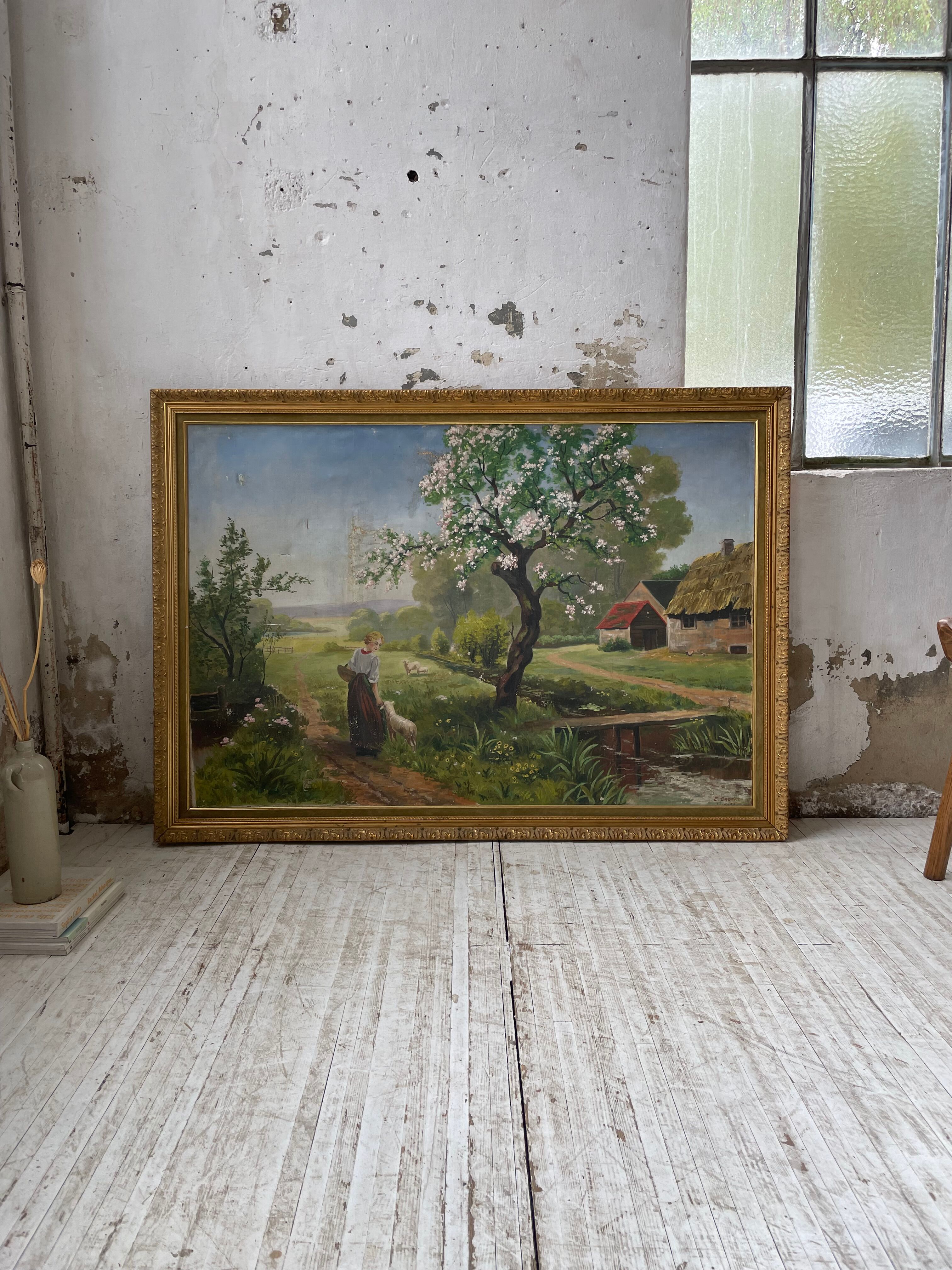 Oil painting canvas 1944 XL