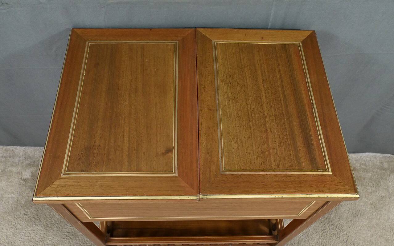 Small Mahogany Coffee Table, Maison Pagny, Directoire style – Early 20th century