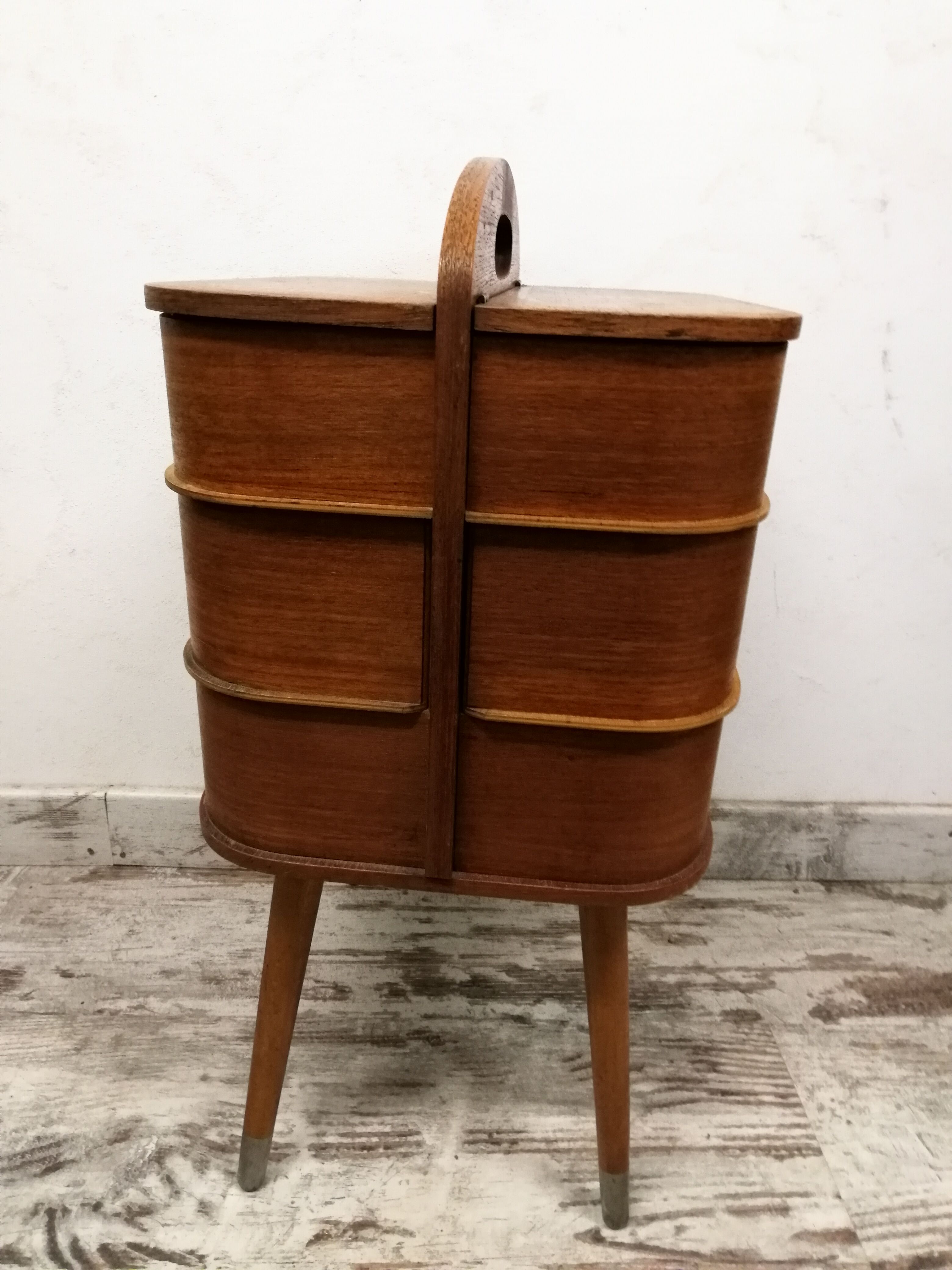 Scandinavian sewing basket