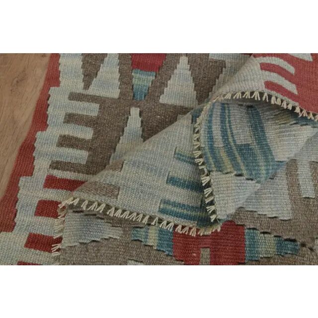 1970s Vintage Turkish Handmade Wool Cotton Pink Kilim Rug 97x158