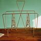 Golden metal magazine holder