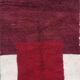 Traditional Beni Ourain Berber rug in natural wool 140/260 cm