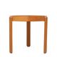 Porada Arredi Beechwood Smoked Glass side tables 1970s Italy