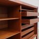 1950s mid-century teak storage cabinet bar F.lli Proserpio