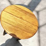 Small round table with flaps Louis Philippe Genuine