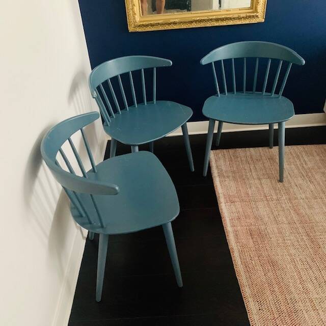 3 CHAIRS J104 designed by Jorgen Baekmark