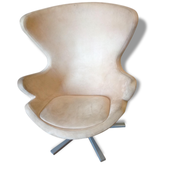 Ivory flesh egg chair design