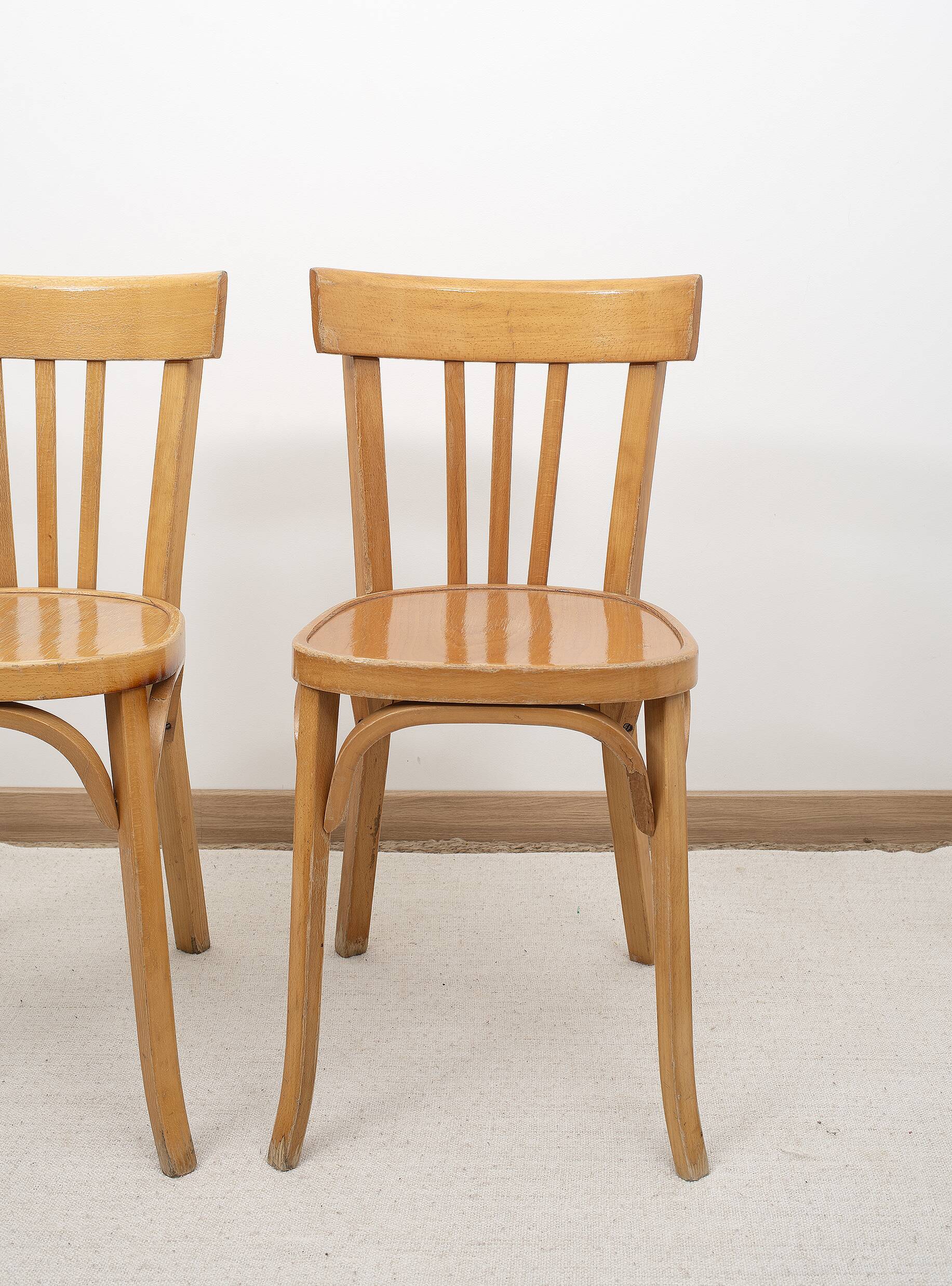 BAUMANN bentwood bistro chairs, set of 4