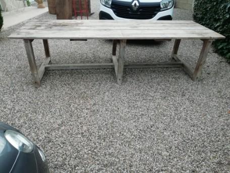 Old farm or workshop table