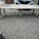 Old farm or workshop table